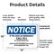 Signmission Safety Culture Sign, 14 in Width, Plastic, Rectangle OS-2PACK-NS-P-1014-L-13626 - alternate 3